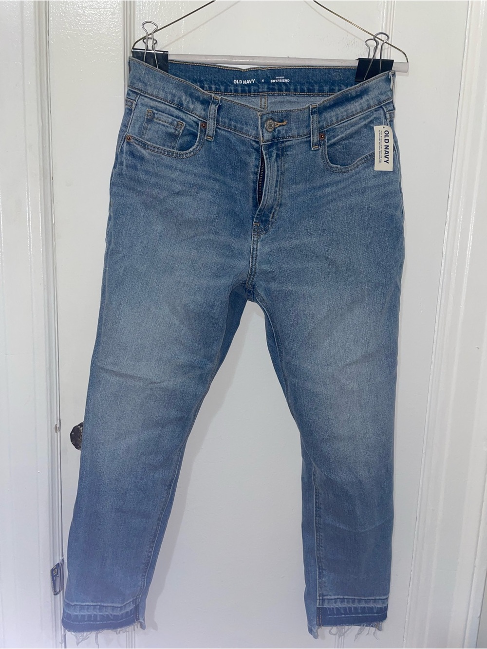 Old Navy Women's Light Blue Boyfriend Jeans